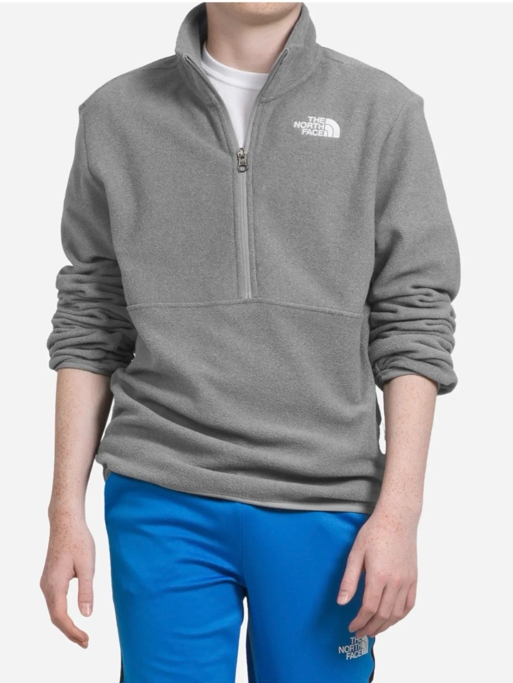 The North Face Teen Glacier Quarter-Zip Pullover Fleece Size Medium/10-12